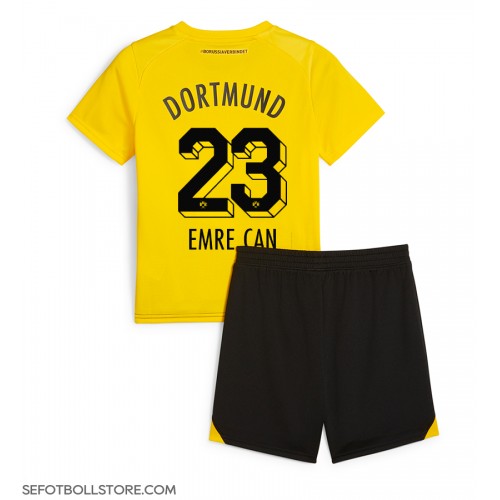 Borussia Dortmund Emre Can #23 Replika babykläder Hemmaställ Barn 2023-24 Kortärmad (+ korta byxor)